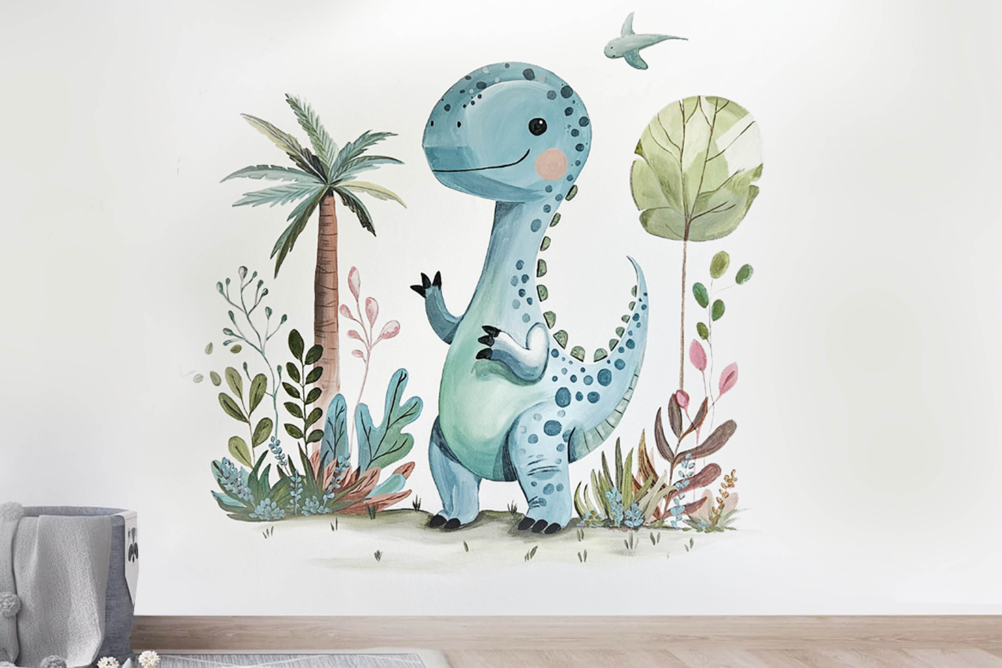 Kinderkamer muurschildering van Studio Bounce